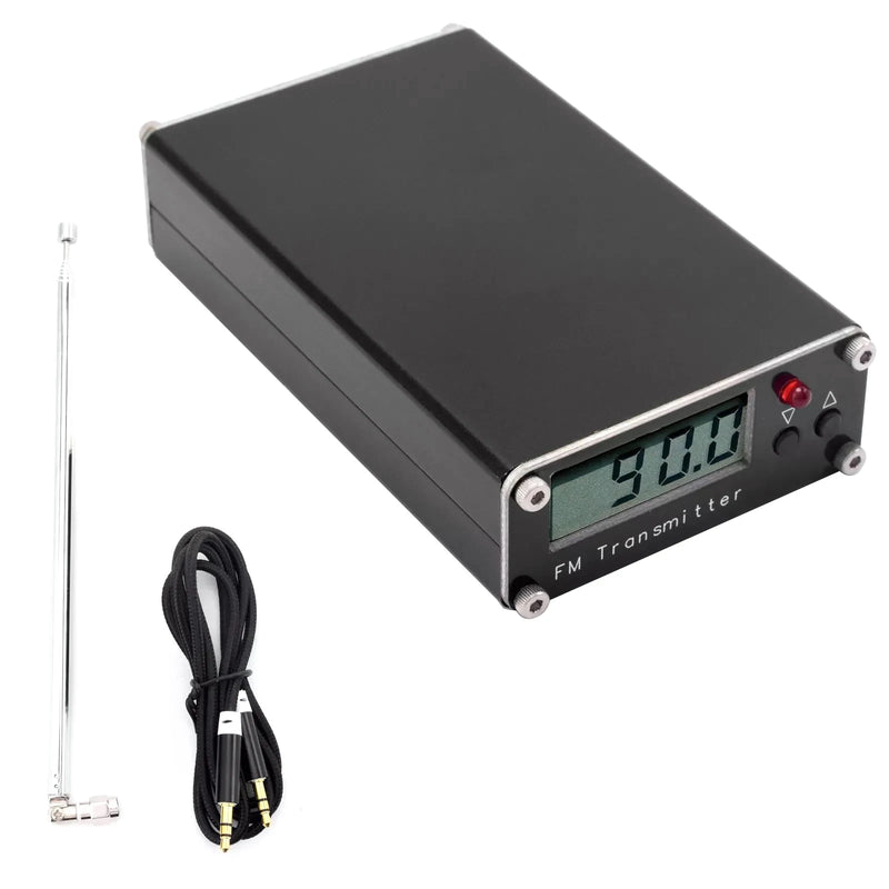 2000M 0.5W FM Transmitter 76-108Mhz Digital Display FM Stereo Transmit Type-C USB For Radio Broadcast Campus Station