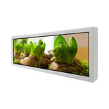8.8in Strip Bar IPS USB Extended Monitor 1920x480 for PC Case Sub Display White/Black Case