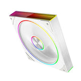 GW-ARGB Case Fan 14CM Cooling Fan Divine Light Synchronous 5V3pin Circular Light Bar White B