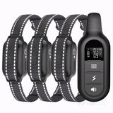 1000m Remote Dog Training Collar System Electric Shock Collar for 3 Training Modes Dogs, Waterproof Rechargeble Security Lock