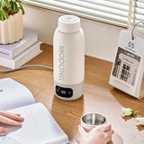 100-240V Electric Kettle Portable Heating Cup Multifunction Boiled Water Pot Smart Teapot Adjustable Temperature Kettles 600ML