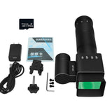 Ponbos NVP100C 250M Infrared Laser Night Vision Scope Sight 1080P HD 7X Optical Metals Monoculars Telescope for Hunting Camping