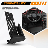 Dead Pedal Driver Foot Rest Left Side Kick Panel for Jeep Wrangler JL JLU 2018 - 2022 Gladiator JT 2020