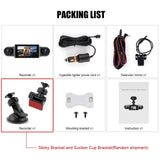 Car DVR Dash Cam 4 CH FHD 4*1080P Dashboard Camera 24H Parking Monitor Video Recorder Night Vision WiFi Black Box Loop Recording