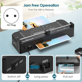 ABWG-4-in-1 Laminator Thermal Laminating Machine Lamination Kit Laminator Machine for Office Home Classroom-EU