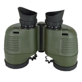 Boshile 7x50 Marine Binoculars Waterproof Telescope With Rangefinder Compass BAK4 Prism FMC Lens For Navigation Sailing Hunting