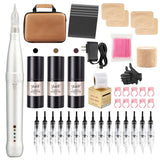 Professional Tattoo Machine Full Kit Wireless Tattoos Kits Full Set Long-lasting Permanent Makeup Accessories Tattoos Supplies