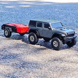 GW-RC Crawler Trailer With Hitch For MN WLP AUSTAR 1/18 RC Crawler Car RC Car Upgrade Parts