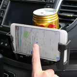 2 in 1 Car Drink Stand Universal Automotive Cell Phone Drink Holder Adjustable Compatible with Most Smartphones and Cups