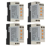 Din Rail Adjustable Over Voltage and Under-Voltage Protector DC 12V/24V/36V/48V DVRD Voltage Protective Device Voltage Relay