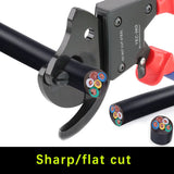 YEC-36D Ratchet Cable Shear Gear Type Scissor Wire Cutter High Strength Alloy Copper Aluminum Electrician Shear