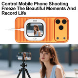 New Magnetic Phone Vlog Selfie Monitor Screen for Phone Rear Camera for Selfie Rear Camera Compatible With iPhone Android