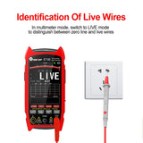 TOOLTOP Thermal Imaging Multimeter 256*192 Thermal Camera 19999 Counts Multimeters Car PCB Repair Industrial Inspect Tools ET15S
