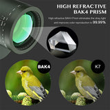 Professional Military Nautical Rangefinder Compass Telescope 10X50 Waterproof Powerful HD Binoculars for Hunting Camping