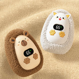 Plush Warmer Electric  Warmer Digital Display Mini Hand Warmer Heater 3 Temp Adjustable Portable Hand Heater for Winter