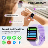 G28 Smartwatch 1.85-inch IPS Touch Screen Bluetooth Calls Voice Assistant Smart Notifications  Multi-Sport Modes Health Monitor
