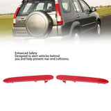 2Pcs Rear Bumper Reflector Lens Left Right Replacement for Acura Accord Odyssey CR‑V Element 33555‑SEA‑013 33505-SEA-013