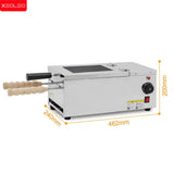 Electric Chimney Bread Roll Baking Machine 1500W 2 Sticks Bread Roll Ice Cream Cone Kurtos Kalacs Oven Maker