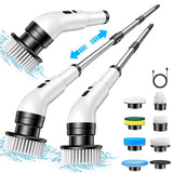 Electric Cleaning Brush with 7PCS Heads Bathroom Kitchen Cordless Handheld Shower Scrubber Spin Cleaner Multifunctional Cleaner