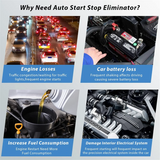 A42P-Auto Start Stop Eliminator for Subaru Forester 2019-2022 Legacy 2017-2020 Outback 2015-2020 XV 2018-2022 A-Off Switch