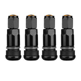 4pcs Auto Tubeless Tire Valve Stems Dust Caps Car Tire Air Valve Wheel Stems Automotive Replacement Parts