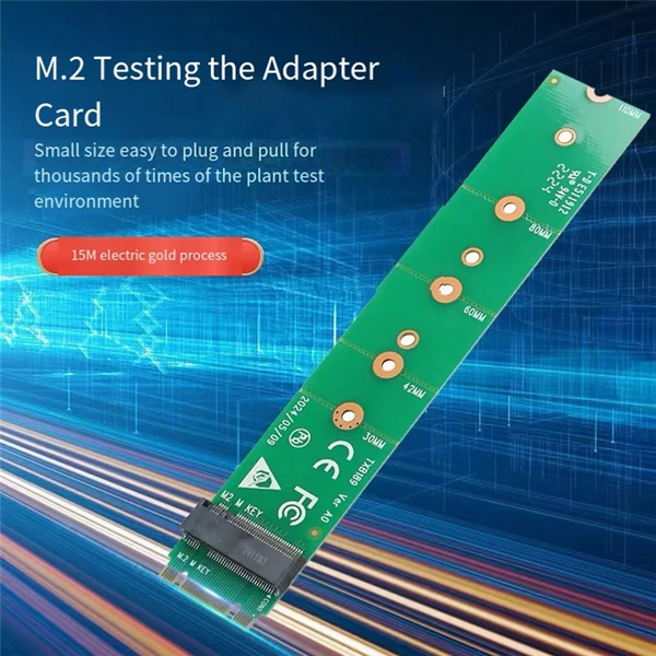 M.2 NVME Test Adapter Extension Card Mkey Solid State Drive Test Card ...