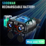 VRNV331 Naked Eye 3D VR Night Vision Binoculars with 4K Video 6X Zoon 700 Meters Distance 5000mAh Li-battery