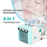 6 in 1 Hydro Dermabrasion Facial Machine Water Oxygen bubble Skin Cleaning Lifting Professional Aqua Peeling Beauty Device