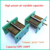 Semi Handmade Air-Adjusted Capacitor, Variable Capacity, High-Power, 10 PF-330PF