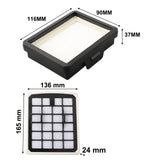 Vacuum Cleaner Exhaust Filter Dust Container Filter Filter Element Kit-Dust Cup Bagless Canister Easy To Install