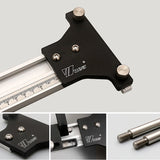 For Track Saw Track Repeatable Cuts Parallel Rail Guide System Aluminium Alloy Circular Saw Track Set Fixed Guide Rail Bracket