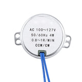 1PC 4W Synchronous Motor 50/60Hz CCW/CW Geared Motor AC 100-127V