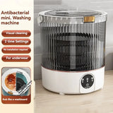 Portable Mini Washing Machine 12L Large Capacity With Spin Basket Compact Laundry Washer For Apartments Dorms RV Travel