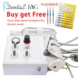 Premium Portable Turbine Unit with Weak Suction Lab Equipment Air Unit with 2 Spare Handpiece Tubes Teeth Whitening