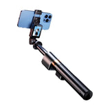 New Telescopic Portable Tripod Adjustable Height Stable Base Selfie Stick 360° Rotation Lightweight Design Live Streaming Stand