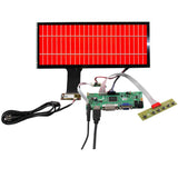 20pin Lvds Lcd Display Industrial Panel Pc Touch Multi Panel Touch Screen 12.3inch 1280x480 With Dvi Vga Driver Board