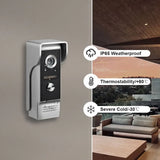 New 7 inch Wired Video Intercom System Video Entry Door phone Doorbell LCD Monitor + IR Camera Kits for Home Villa Apartment