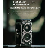 New Retro CCD Dual Reflex Camera Mini Manual Camera Recording Simulation Portable Digital Camera