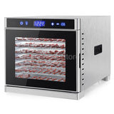Multifunctional 8 Layers Stainless Steel Household Use Vegetables Fruit Food Dehydrating Dryer Food Dehydrator Drying Machine
