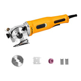 AC 220V Electric Circular Fabric Cutter - Professional Cloth Cutting Tool with Round Blade