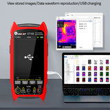TOOLTOP Thermal Imaging Multimeter 256*192 Thermal Camera 19999 Counts Multimeters Car PCB Repair Industrial Inspect Tools ET15S