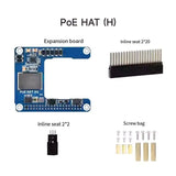 For Raspberry Pi 5/CM5 Poe HAT Power Over Ethernet HAT(H) 5V 5A Support 802.3Af/At Poe Expansion Board For RPI 5/C