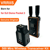 VRRIIS Wireless HDMI Extender Video Transmitter Receiver for DJI Pocket 3 Wireless Video Transmission 500m Camera UVC Recording