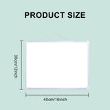 with 3 Markers & 4 Magnets Dry Erase Board 16" X 12" Double-Sided Whiteboard Wall Mounted Magnetic Graffiti Drawing Board