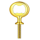 30pcs Bottle Opener Inserts Kit Metal DIY Craft Beer Bottle Opener Wedding Blank Bottle Opener for Wood Turning Project