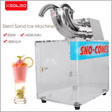 XEOLEO Commercial Ice Crusher Machine 200W Automatic Ice Shaver Machine Snow Cone Maker Ice Crusher Snowflake Ice Machine