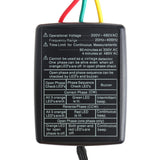 3-Phase Alternating Current Phase Meter Portable Phase-sequence Tester Digital Phase-order Indicator Phase Sequence Detector