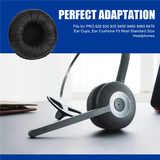 Headset Ear Cushions, Earpads Replacement Ear Pad Covers For Jabra PRO 920 930 935 9450 9460 9465 9470 Headphones