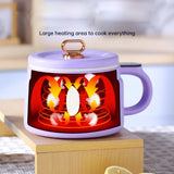 Smart Electric Rice Cooker 110V/220V Non-Stick Multicooker Pot with Lunch Box for Dormitory Hot Pot Electric Skillet