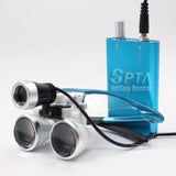 Professional Lab 3.5X420mm Loupes Magnifications Binoculars Headlight Clear Headlamp Medicals Portable Dentists Clinics